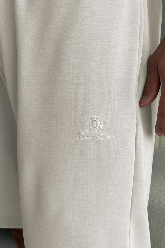 Мужские бежевые шорты Loro Piana