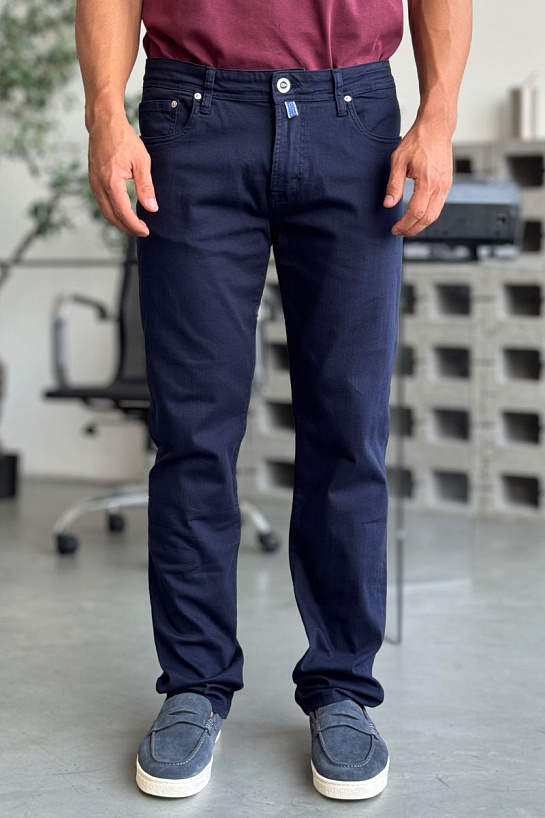 Мужские тёмно-синие джинсы Jacob Cohen straight fit