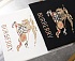 Мужская чёрная футболка Burberry Equestrian Knight