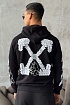 Мужское худи Off-White Brick Arrows logo-print