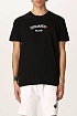 Чёрная футболка Dsquared2 Milano logo-print