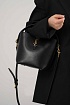 Кожаная сумка Yves  Saint Laurent Le 37 bucket bag 25x25 см