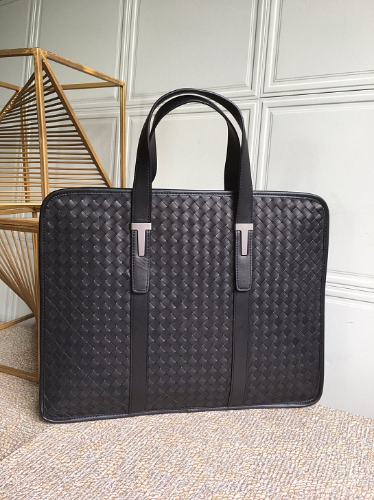 Кожаный портфель Bottega Veneta Premium 40x31x6 см