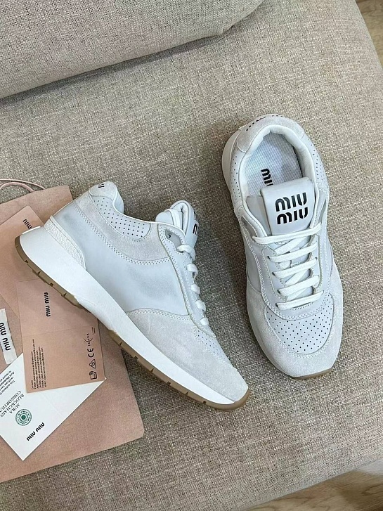Женские кроссовки MIU MIU Premium - Grey