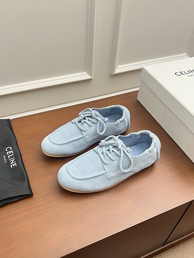 Женские замшевые лоферы Celine Adam premium   