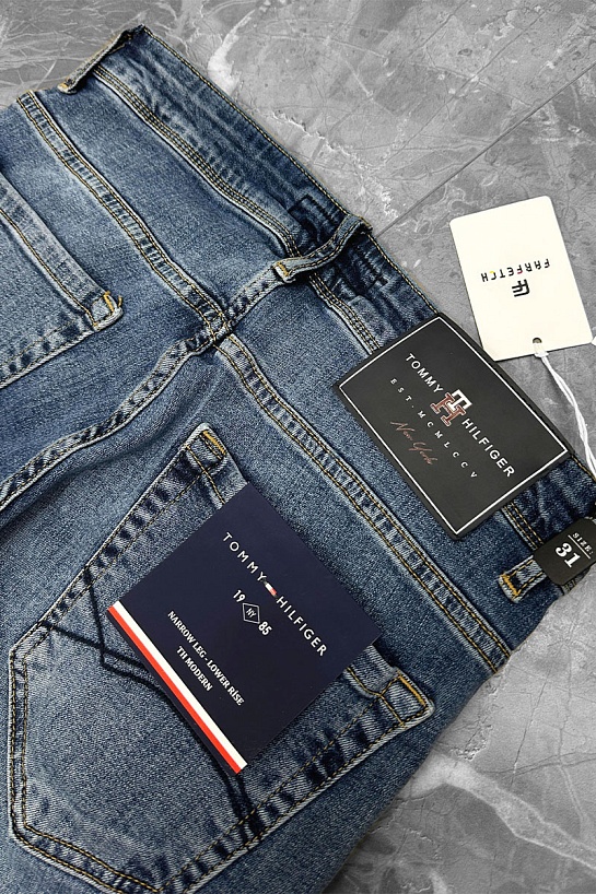 Мужские светло-синие джинсы Tommy Hilfiger low-rise