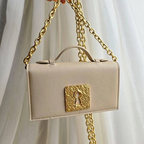 Кожаная сумка Schiaparelli 19x11 см