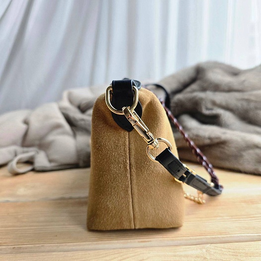 Замшевая сумка MIU MIU 22x14 см   