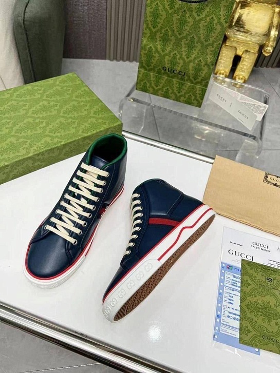 Мужские кроссовки Gucci Tennis 1977 high-top - Blue