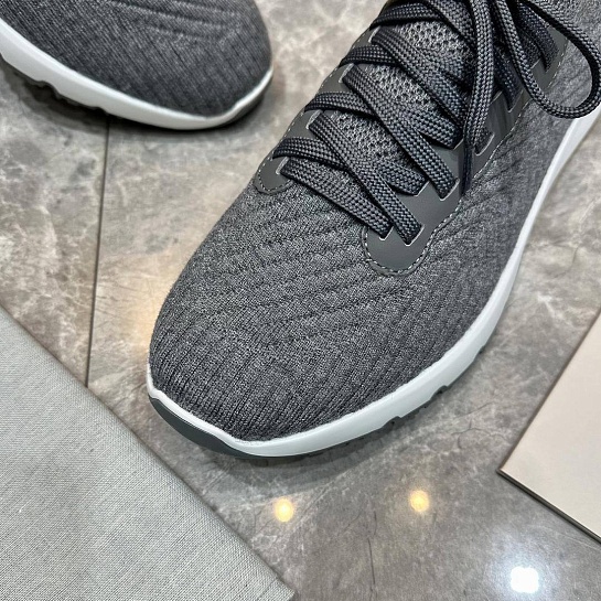 Мужские кроссовки Brunello Cucinelli knitted - Grey