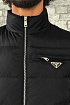 Жилет чёрного цвета Prada logo-plaque
