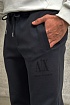 Чёрные спортивные штаны Armani Exchange black embroidery