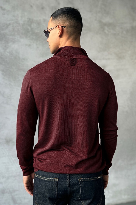 Мужская кофта Billionaire zip-up - Burgundy