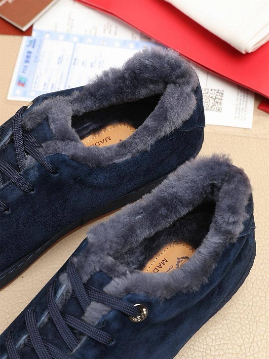 Зимние кроссовки с мехом Loro Piana