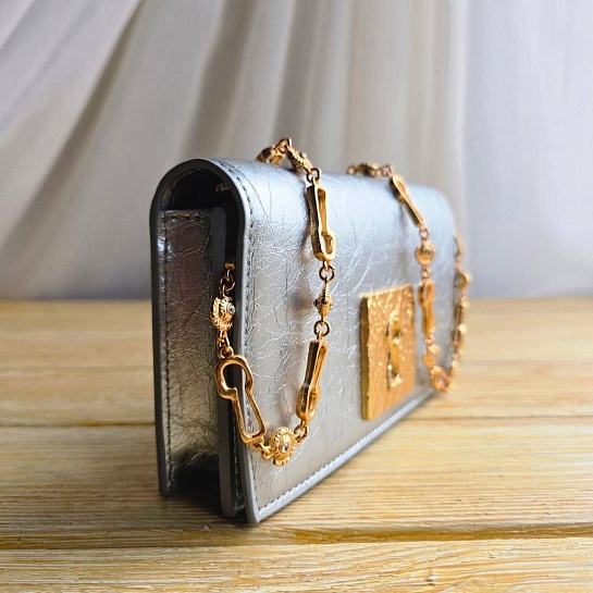 Кожаная сумка Schiaparelli 19x11 см