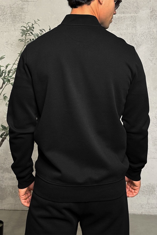 Кофта на молнии Kiton чёрного цвета