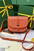 Кожаная сумка Goyard Belvedere Messenger PM premium 22x17x6 см
