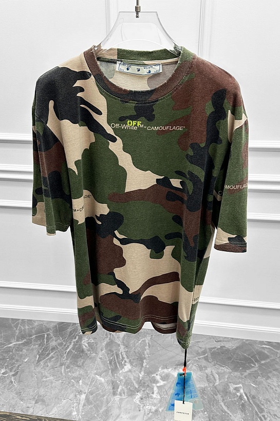 Оверсайз футболка Off-White Arrows Camo