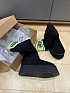 Женские сапоги UGG Classic Sweater Letter - Black