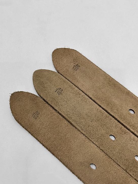 Мужской кожаный ремень Philipp Plein тёмно-коричневого цвета