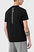 Мужская чёрная футболка Emporio Armani 7