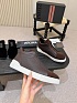 Кроссовки с мехом Ermenegildo Zegna Triple Stitch high-top