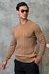 Мужской джемпер Polo Ralph Lauren cable-knit - Brown