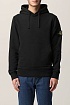 Худи чёрного цвета Stone Island compass-patch