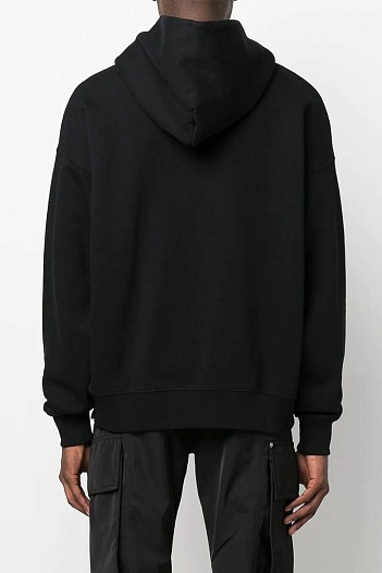 Чёрное худи Off-White logo-print drawstring   