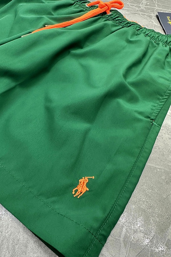 Мужские зелёные шорты Polo Ralph Lauren