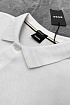 Мужское поло Hugo Boss белого цвета