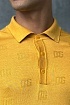 Мужское поло Dolce & Gabbana monogram all-over - Yellow