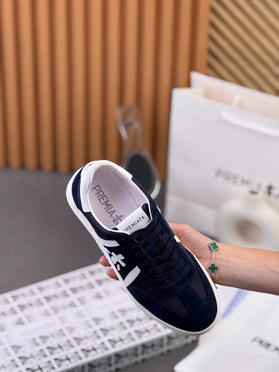 Комбинированные кроссовки Premiata Bonnie - Navy