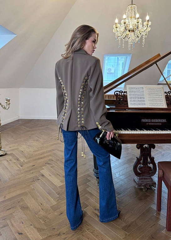 Женский пиджак Schiaparelli premium - Brown