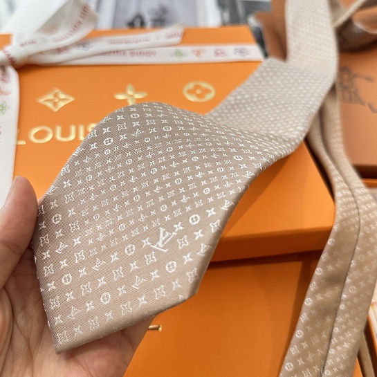 Галстук Louis Vuitton Monogram premium - Beige