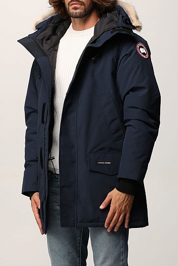 Утеплённая парка тёмно-синего цвета Canada Goose Langford   