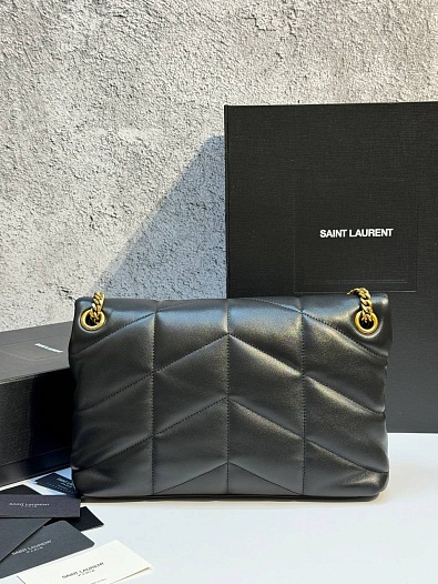 Кожаная сумка Yves Saint Laurent LouLou premium 28x17x9 см   