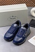 Мужские кроссовки Prada logo-plaque - Navy