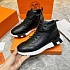 Кроссовки с мехом Hermes Bouncing high-top - Black / White