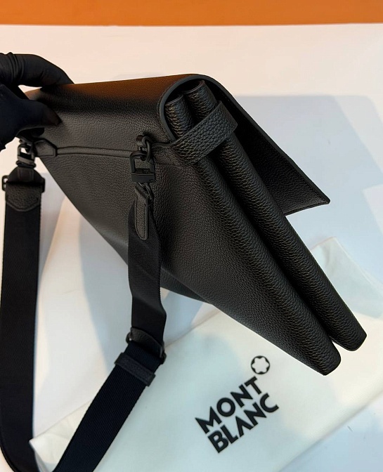 Кожаная сумка Montblanc Companion premium 32x28x5 см
