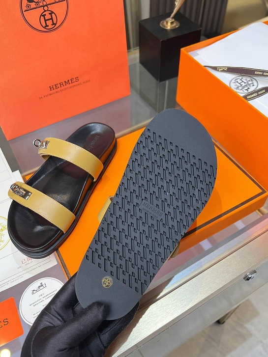 Женские шлёпанцы Hermes Chypre premium