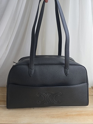 Кожаная сумка Celine Triomphe 44x26 см   