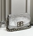 Женская сумка Balenciaga BB Soft Premium 23x14.5x4 см - Silver