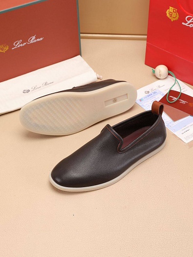 Кожаные лоферы Loro Piana   