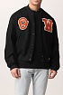 Мужской чёрный бомбер Off-White Varsity OW Patch