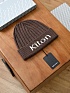 Кашемировая шапка Kiton premium - Coffee