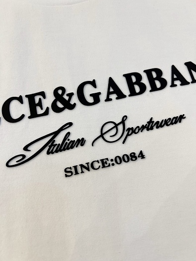 Мужская футболка Dolce & Gabbana Premium - White   
