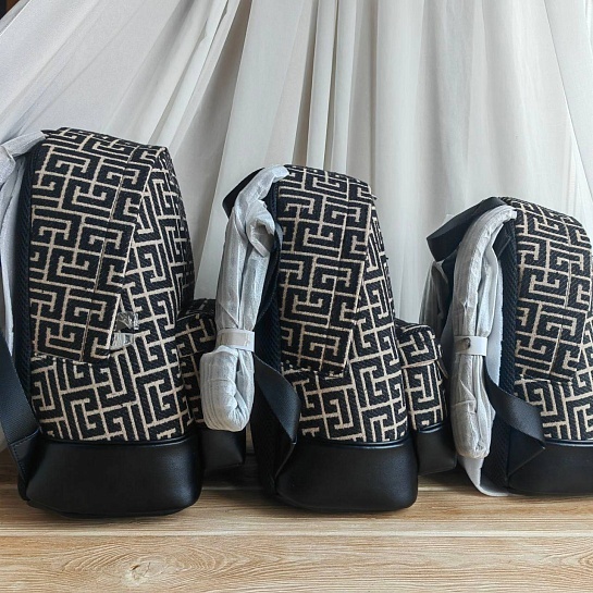 Рюкзак Balmain Jacquard Monogram 30x24 см (2 расцветки)