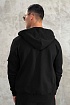 Мужская кофта чёрного цвета Moncler side pocket