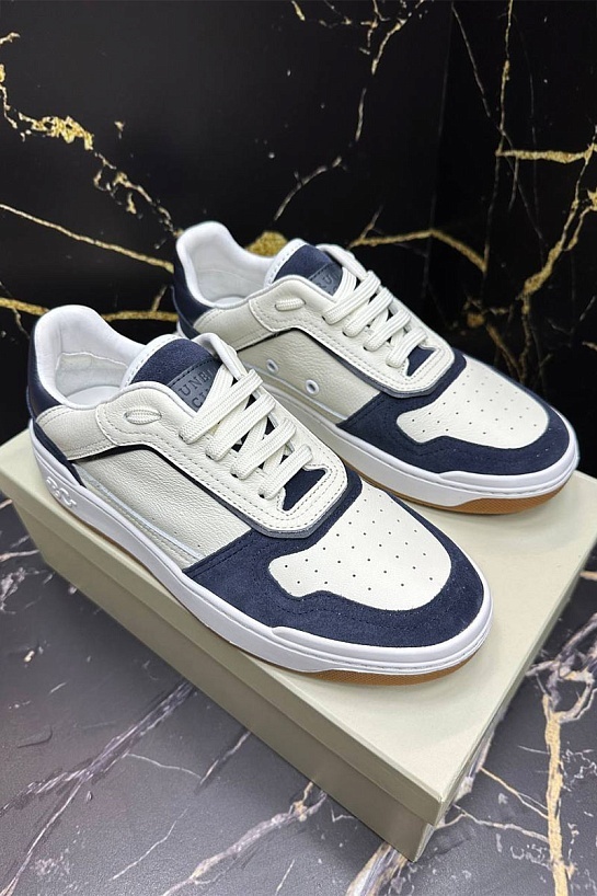 Мужские комбинированные кроссовки Brunello Cucinelli